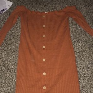 Off the shoulder dress size medium